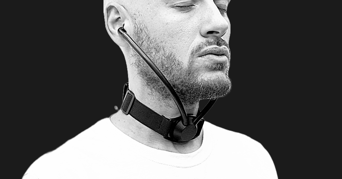 Inpulse Breathoscope being used for deepening meditation practice and natural stress relief without apps or screens.